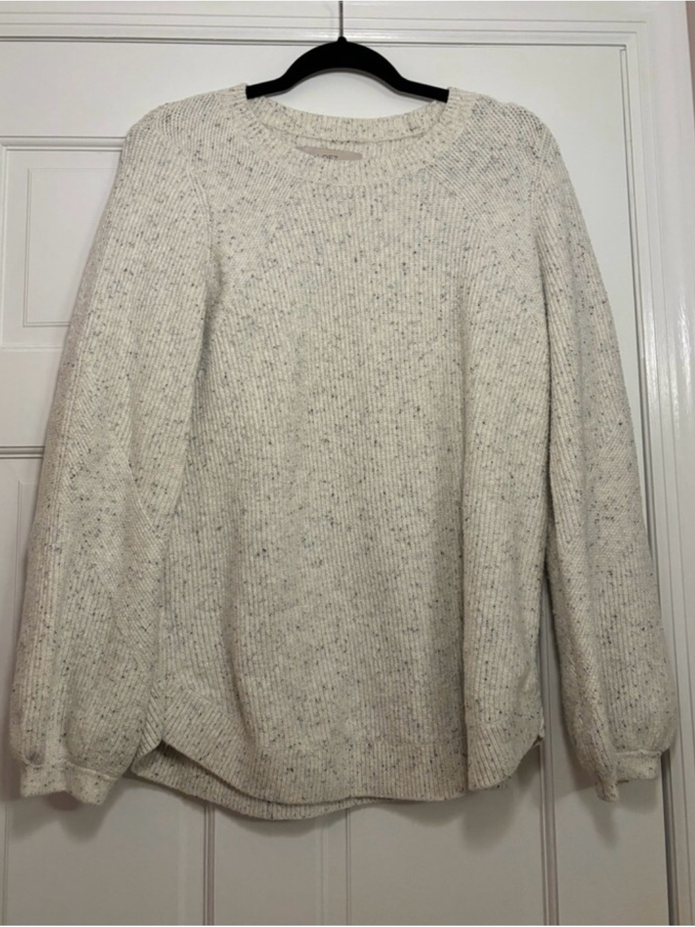 LOFT Women’s Speckled Crewneck Sweater Medium